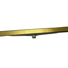Ralo Linear Oculto Dourado 6x70cm Com Tampa Aço Inox Fineza