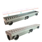 Ralo Linear Oculto Grelha Seca Piso 6 Saídas 8x51 Platina - K