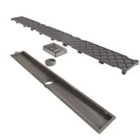 Ralo Linear Pvc Seco 75 Cm Saida Central 75 Cm - Ralo Linear