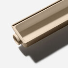 Ralo Linear Sequencial Com Grelha 7x52 Cm (dourado)
