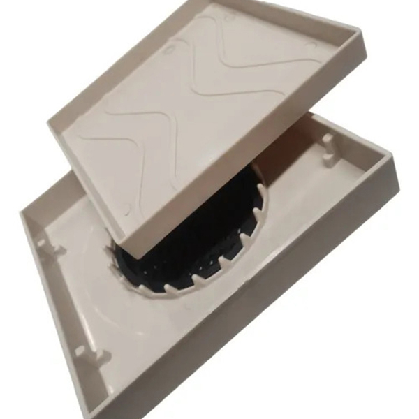 Ralo Oculto 15x15 Invisivel Para Piso Porcelanato Bege