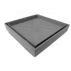 Ralo Oculto 15x15 Invisivel Para Piso Porcelanato Cinza