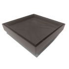 Ralo Oculto 15x15 Invisivel Para Piso Porcelanato Marrom