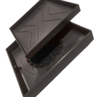 Ralo Oculto 15x15 Invisivel Para Piso Porcelanato Marrom