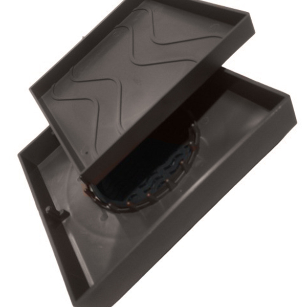 Ralo Oculto 15x15 Invisivel Para Piso Porcelanato Marrom