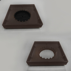 Ralo Oculto 15x15 Invisivel Para Piso Porcelanato Marrom