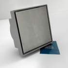 Ralo Oculto 15x15 Tampa Inox Escovado Invisível Ou Aplicação