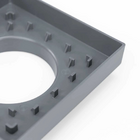 Ralo Oculto Amatacasa Cinza 10x10 Cm