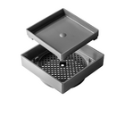 Ralo Oculto Amatacasa Cinza 10x10 Cm