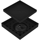 Ralo Oculto Amatacasa Preto 15x15 Cm