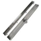 Ralo Oculto Duplo Linear 50cm Inox
