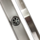 Ralo Oculto Duplo Linear 50cm Inox