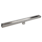 Ralo Oculto Duplo Linear 50cm Inox