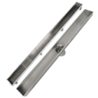 Ralo Oculto Duplo Linear 70cm Inox