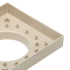 Ralo Oculto Invisível Com Encaixe Universal (Bege)