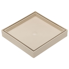 Ralo Oculto Invisível Com Encaixe Universal (Bege)