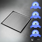 Ralo Oculto Invisível Inox Escovado Quadrado 10x10 Cm