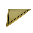 Ralo Oculto Invisível Triangular Inox Dourado Fineza