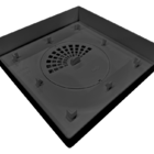 Ralo Oculto Invisível Universal Sifonado Preto