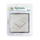 Ralo Oculto Invisível Universal Sifonado Preto