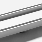 Ralo Oculto Linear De Embutir 5x50 Para Porcelanato Branco