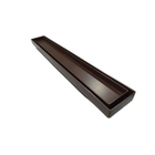 Ralo Oculto Linear De Embutir 5x50 Para Porcelanato Marrom