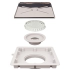 Ralo Oculto Premium Quadrado Invisível 10cm Inox Estrela