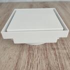 Ralo Oculto Quadrado 10x10cm Astra Branco