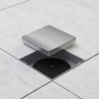 Ralo Oculto Quadrado De 10x10 Com Tampa Em Inox Astra Inox