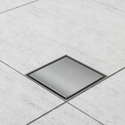 Ralo Oculto Quadrado De 10x10 Com Tampa Em Inox Astra Inox