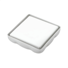 Ralo Oculto Square Branco 10 X 10 Cm