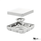 Ralo Oculto Square Branco 10 X 10 Cm