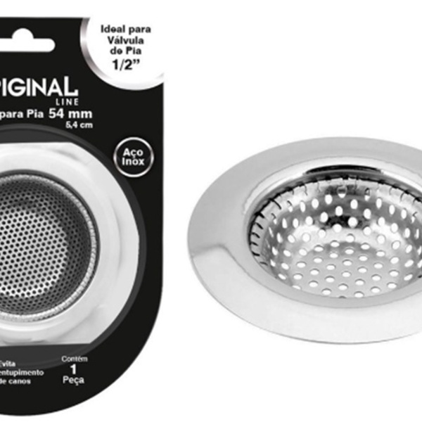 Ralo Para Pia Cozinha Aço Inox 7cm