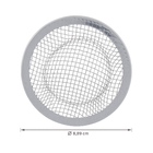 Ralo para Pia de Cozinha Aço Inox 3.1/2" Overtime