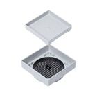 Ralo Personal Oculto Pequeno Plástico 10x10cm Cinza Paltina Gemell