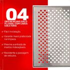 Ralo Pluvial De Inox Perfurado 20x30cm
