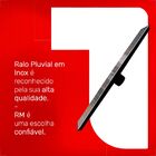 Ralo Pluvial Rm De Inox Perfurado Com Caixa Coletora 15x100cm