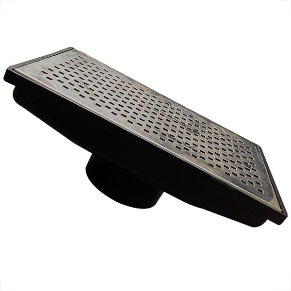 Ralo Pluvial Rm De Inox Perfurado Com Caixa Coletora 20x30cm