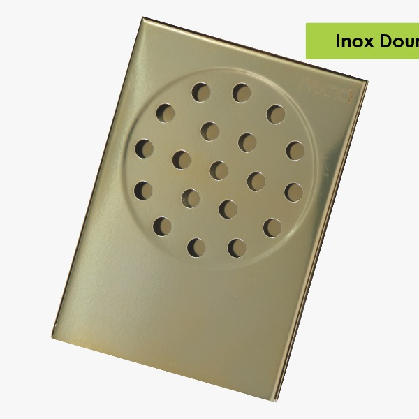 Ralo Pratic Inteligente Para Box De Banheiro Dourado 10x14cm