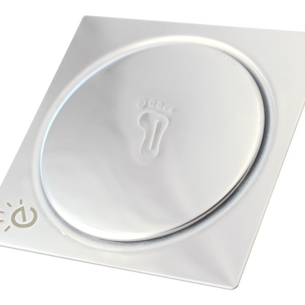 Ralo Premium Inteligente Inox Click Up Quadrado 15x15