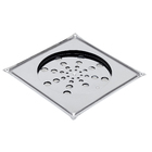 Ralo Quadrado Grande Aço Inox 430 15cm Equation