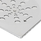 Ralo Quadrado Grande com Fecho Inox 304 Cromado Equation