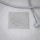 Ralo Quadrado Grande com Fecho Inox 304 Cromado Equation