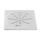 Ralo Quadrado Grande com Fecho Inox 304 Cromado Equation