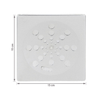 Ralo Quadrado Grande com Fecho Inox 304 Cromado Equation