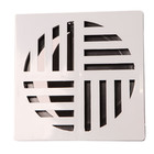 Ralo Quadrado Grande com Pêndulo Plástico Branco Equation