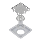 Ralo Quadrado Grande Plástico Oculto Square Elleve