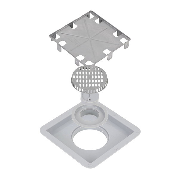 Ralo Quadrado Grande Plástico Oculto Square Elleve