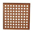 Ralo Quadrado Grande com Caixilho Rose Gold Fani