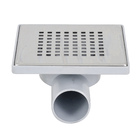 Ralo Quadrado Grande Sifonado 15cm Aço Inox 304 Odem